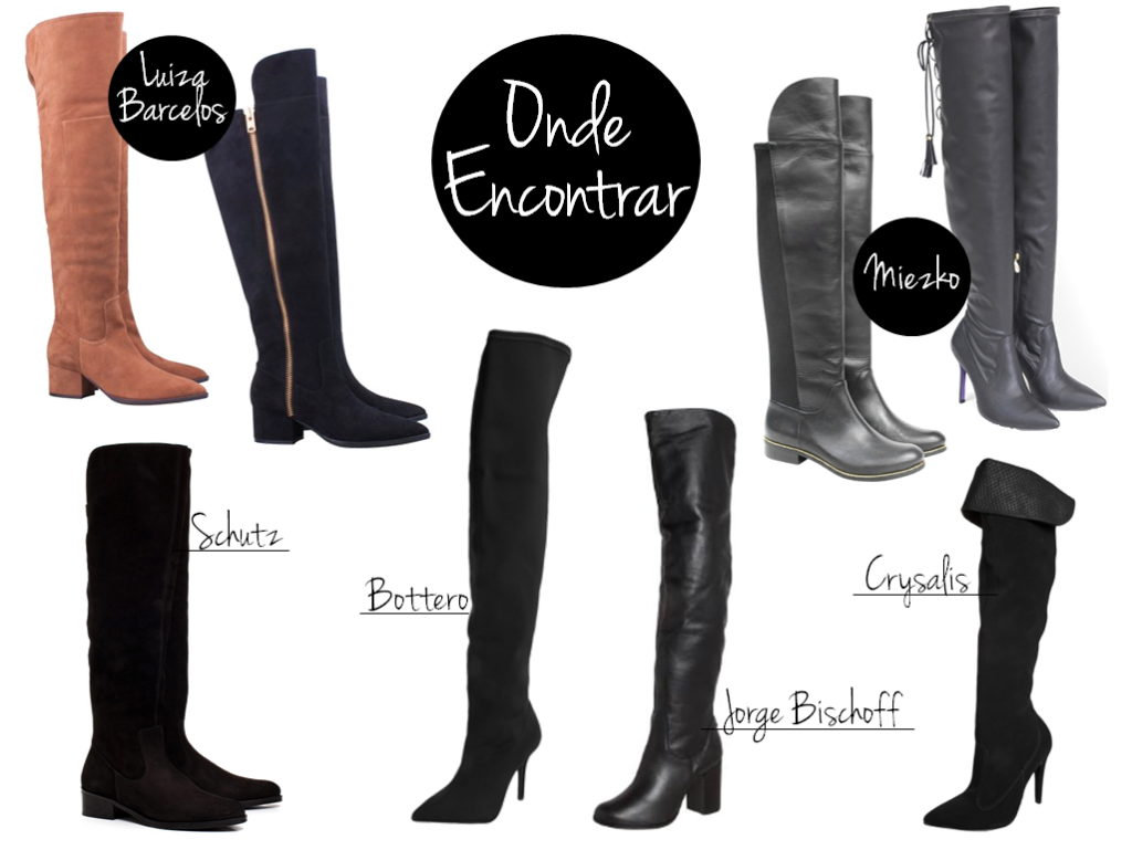 Over the Knee Boots  - Onde Comprar