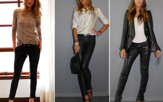 Calça de couro – Leather pants