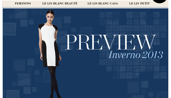 Le Lis Blanc Preview de Inverno 2013