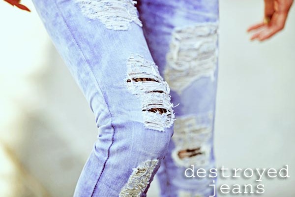 Tendencia: Jeans Destroyed