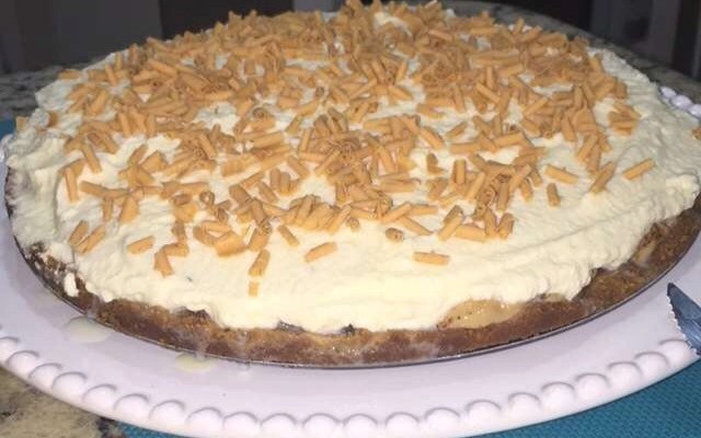 Receita: Torta de Banana com doce de leite