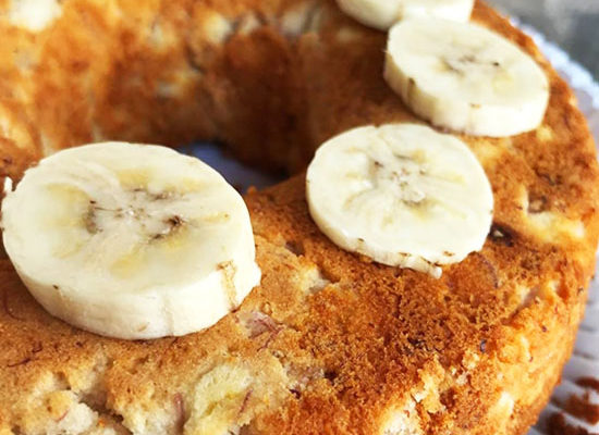 Receita: Bolo de Banana Low Carb