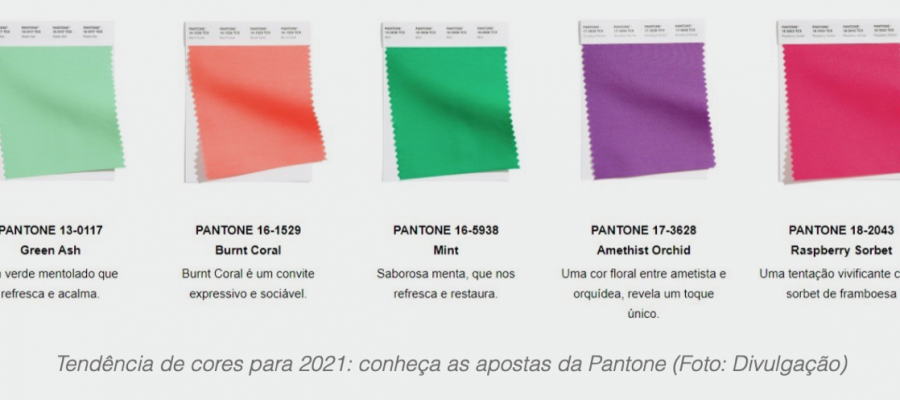 As cores da Primavera Verão 2021