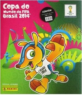 Album da Copa do Mundo com 30 figurinhas - Saraiva - R$ 49,90