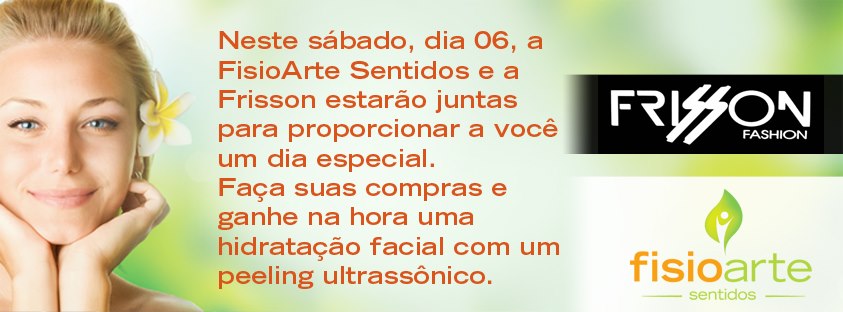 Sabado especial na Frisson com Fisioarte Sentidos